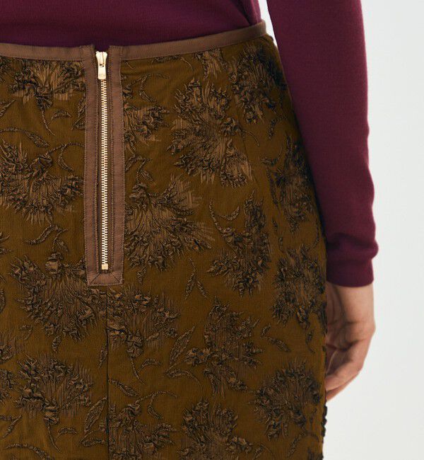 TOMORROWLAND collection「フローラビーストレッチ タイトストレートスカート」|タイト|