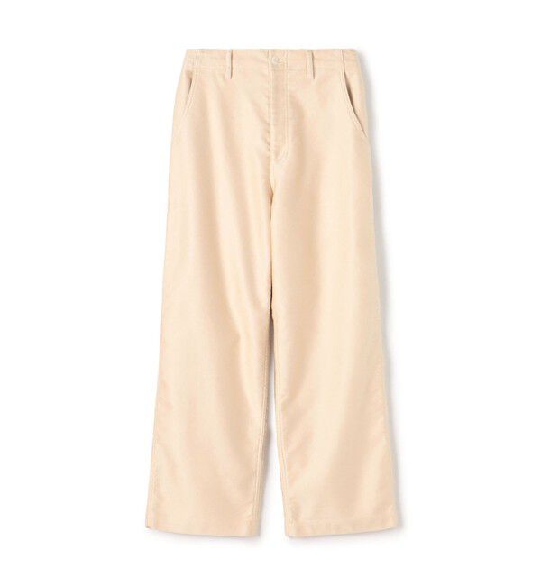 GALERIE VIE「シーアイランドコットンモールスキン ワイドストレートパンツ」|その他|11 ホワイト