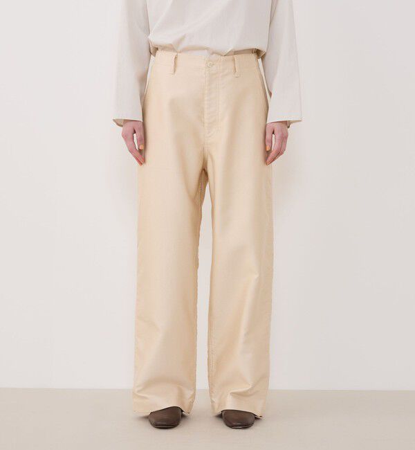 GALERIE VIE「シーアイランドコットンモールスキン ワイドストレートパンツ」|その他|