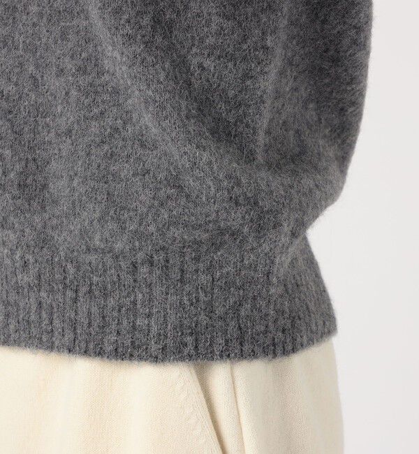 GALERIE VIE「ベビーアルパカボイルド Vネックプルオーバー」|ニット・セーター|