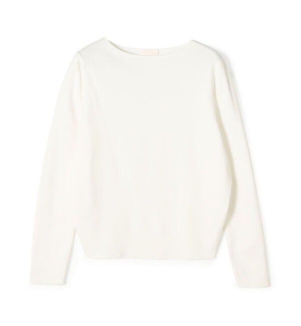 Ballsey「スビンコットン ボートネックプルオーバー」|ニット・セーター|11 ホワイト