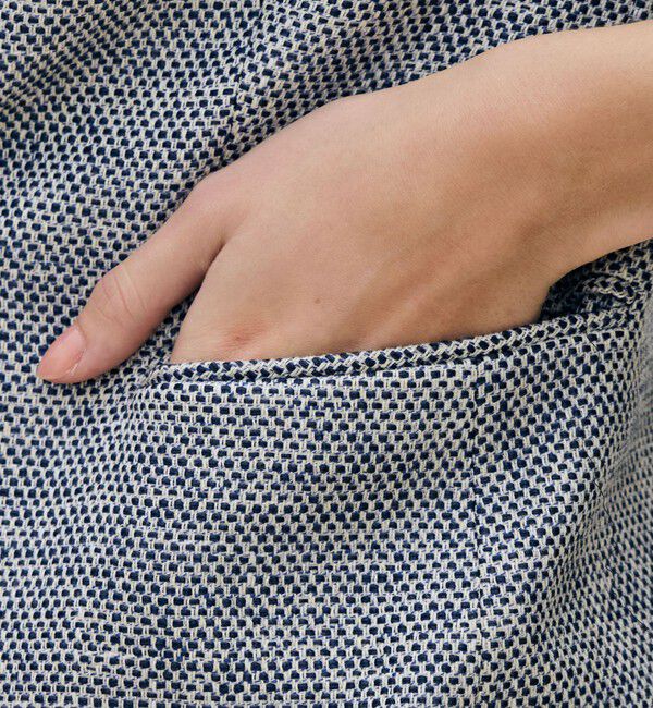 TOMORROWLAND collection「フラットテープ キザミカラージャケット」|ノーカラージャケット|