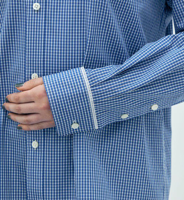 Edition「edition pourell コットンチェック フーデッドシャツ」|シャツ・ブラウス|