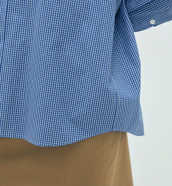 Edition「edition pourell コットンチェック フーデッドシャツ」|シャツ・ブラウス|