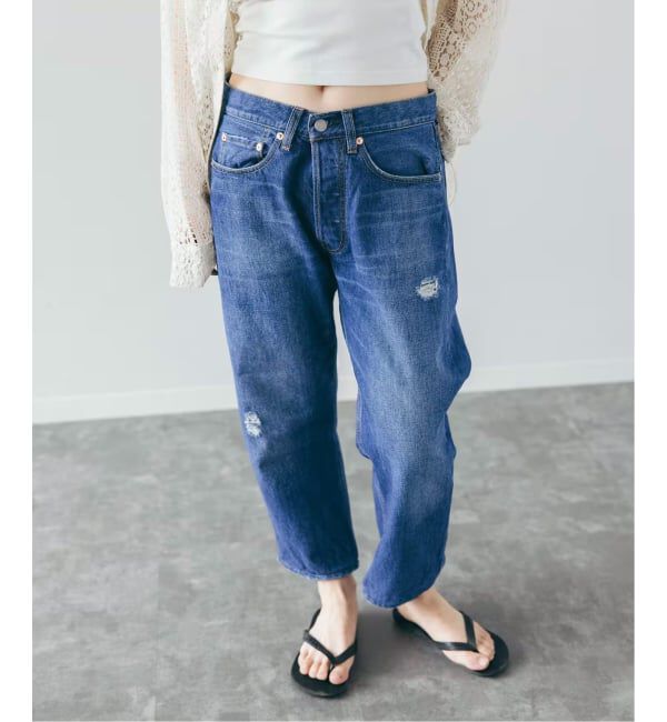  「《追加2》テーパードデニム5ポケットパンツ」|デニム|