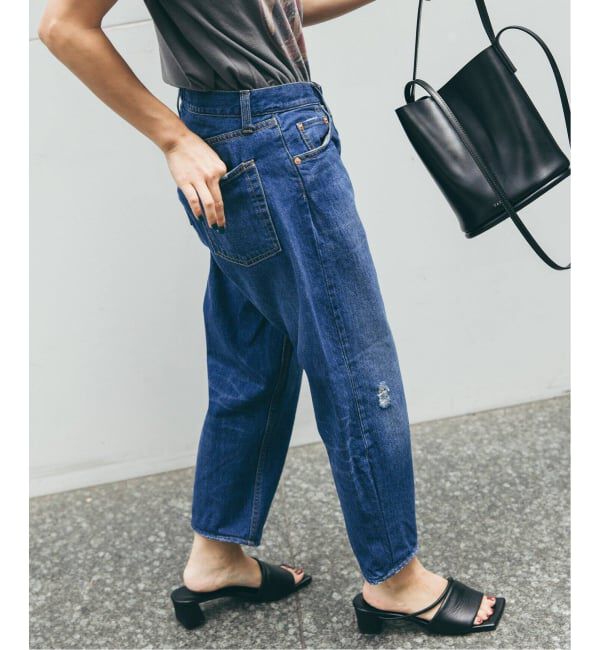  「《追加2》テーパードデニム5ポケットパンツ」|デニム|