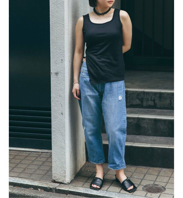  「《追加2》テーパードデニム5ポケットパンツ」|デニム|