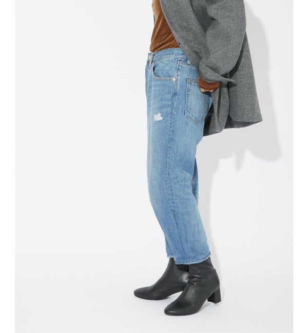  「《追加2》テーパードデニム5ポケットパンツ」|デニム|