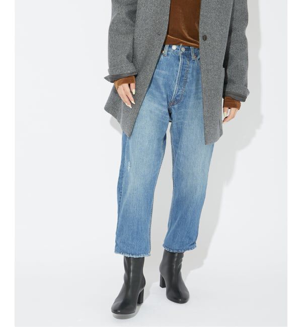  「《追加2》テーパードデニム5ポケットパンツ」|デニム|