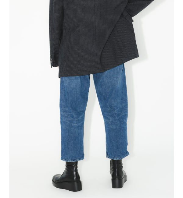  「《追加2》テーパードデニム5ポケットパンツ」|デニム|
