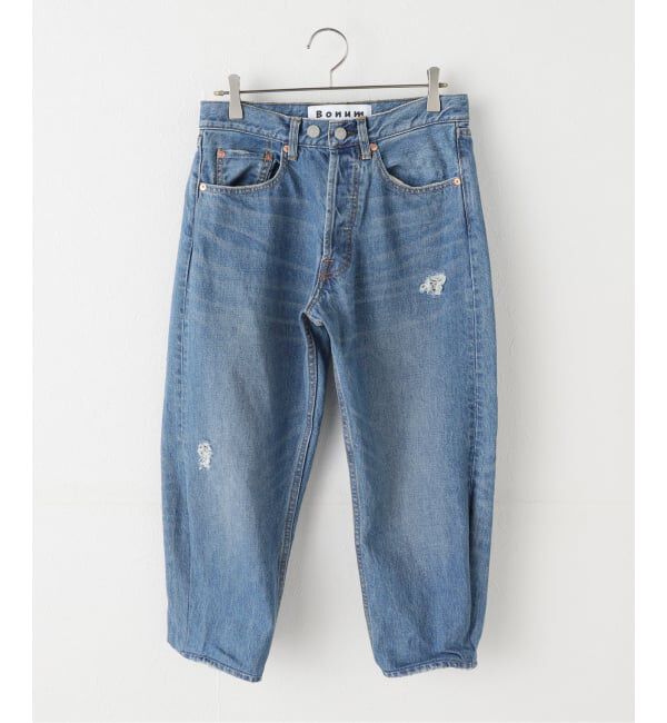  「《追加2》テーパードデニム5ポケットパンツ」|デニム|