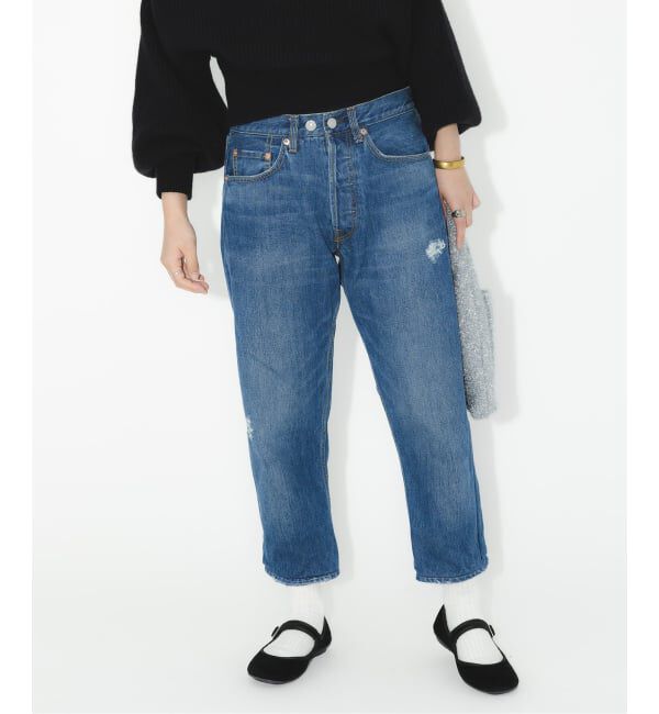  「《追加2》テーパードデニム5ポケットパンツ」|デニム|