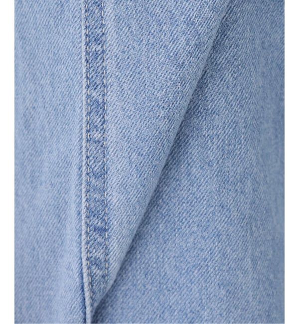  「ライトデニムバレルデニムパンツ」|デニム|