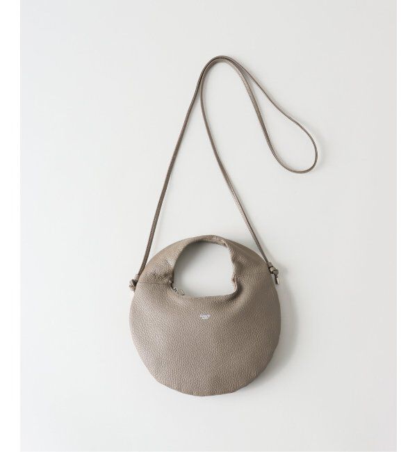  「【blancle/ ブランクレ】S.LEATHER ROUND MINI 2WAY BAG」|ショルダー・メッセンジャー|