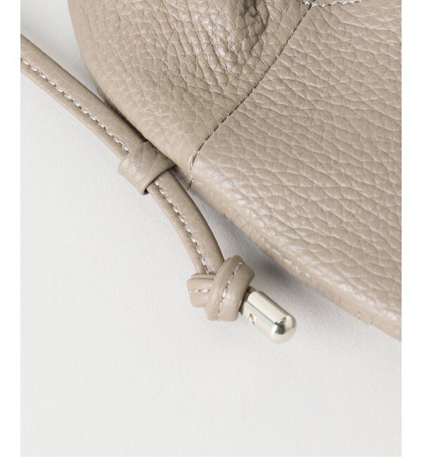  「【blancle/ ブランクレ】S.LEATHER ROUND MINI 2WAY BAG」|ショルダー・メッセンジャー|