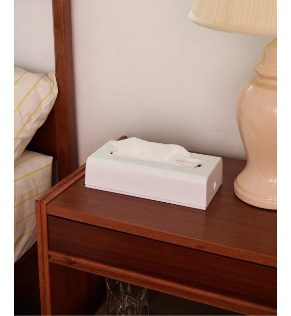 journal standard Furniture「【GEDY/ゲティ】 TISSUE BOX WHITE ティッシュケース」|ステーショナリー|