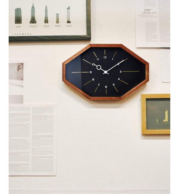 journal standard Furniture「★Bellmonte Wall clock　壁掛け 時計」|クロック・置時計|ブラック