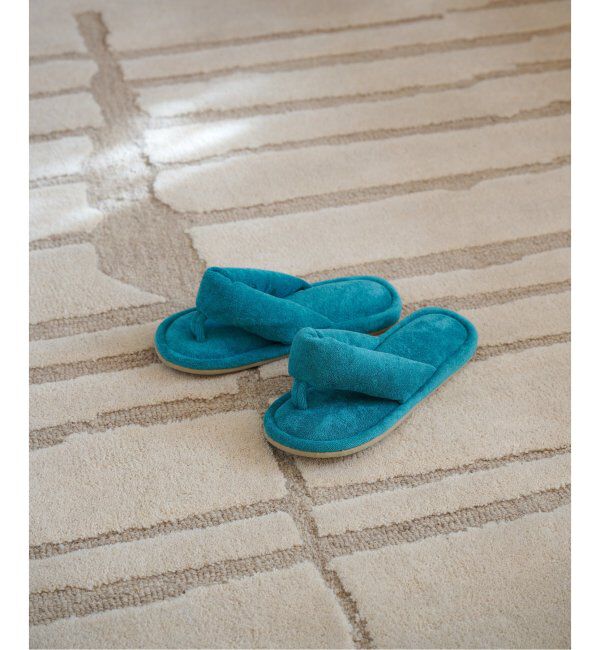 journal standard Furniture「TOWEL SLIPPER　スリッパ」|ルームシューズ|ブルー A