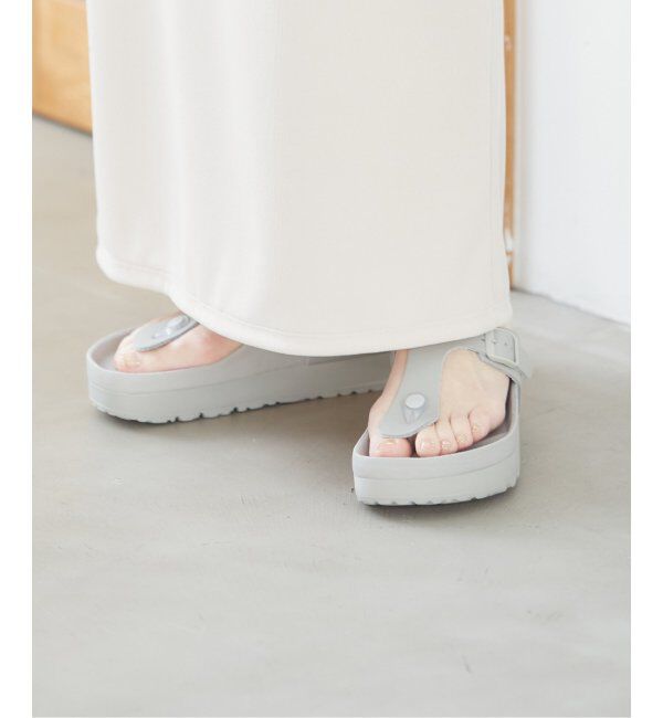 Plage「BIRKENSTOCK/ ビルケンシュトック PAPILLIO GIZEH FLEX PLATFORM サンダル」|サンダル|グレーA