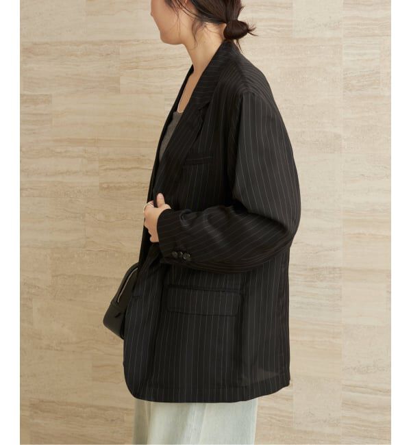 Plage「JANE SMITH / ジェーンスミス WASHED CUPRO OVERSIZED 2B ジャケット」|テーラードジャケット|