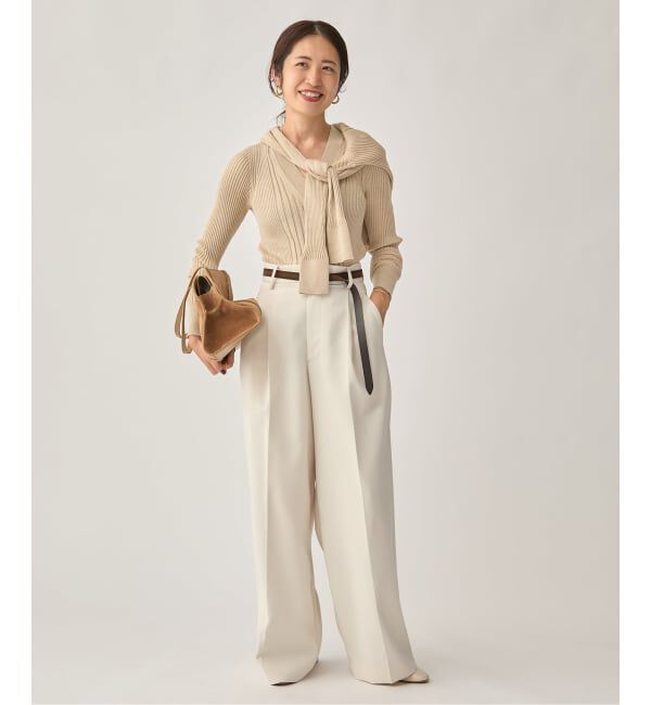 VERMEIL par iena「SLOWOOL Vネック プルオーバー」|ニット・セーター|