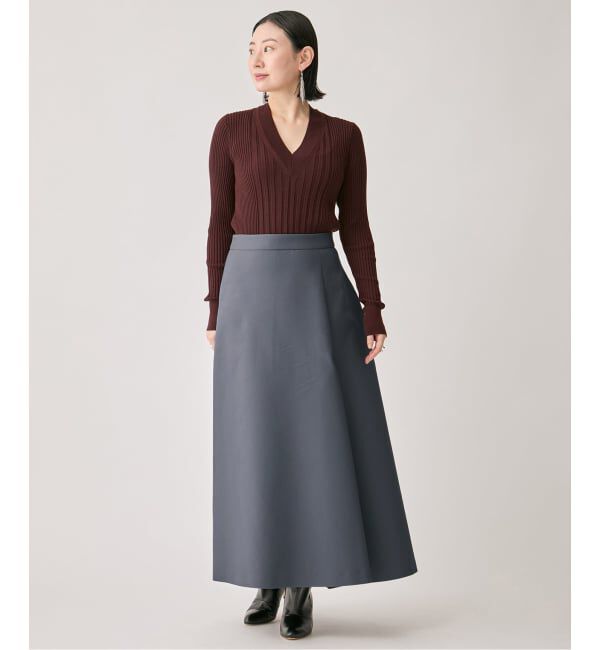 VERMEIL par iena「SLOWOOL Vネック プルオーバー」|ニット・セーター|