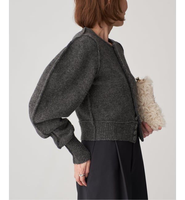 VERMEIL par iena「INSCRIRE アンスクリア Shoulder カーディガン I25AWK15」|カーディガン|