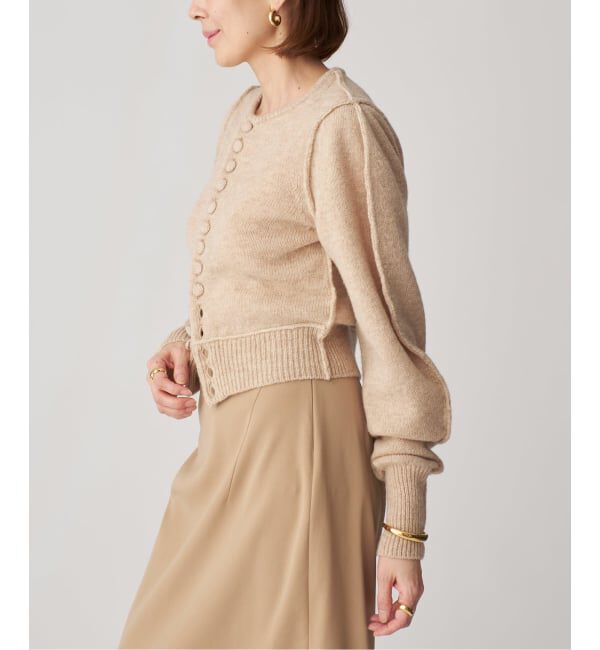 VERMEIL par iena「INSCRIRE アンスクリア Shoulder カーディガン I25AWK15」|カーディガン|