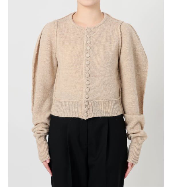 VERMEIL par iena「INSCRIRE アンスクリア Shoulder カーディガン I25AWK15」|カーディガン|
