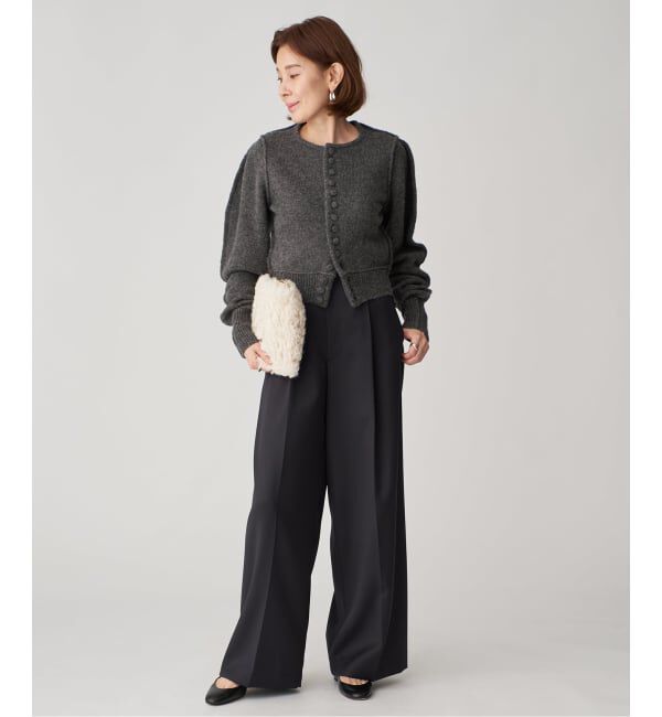 VERMEIL par iena「INSCRIRE アンスクリア Shoulder カーディガン I25AWK15」|カーディガン|