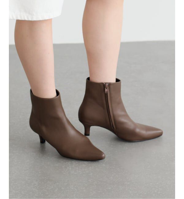 SLOBE IENA「《追加2》SLOBE ポインテッドブーツ」|ショートブーツ|