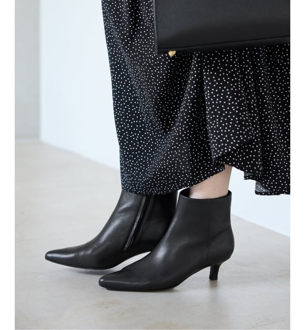 SLOBE IENA「《追加2》SLOBE ポインテッドブーツ」|ショートブーツ|