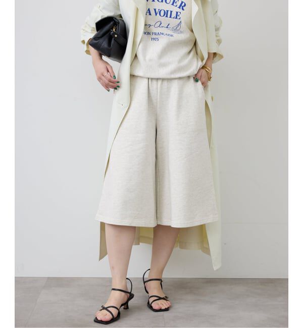 SLOBE IENA「《セットアップ対応可》スウェットハーフパンツ」|その他|