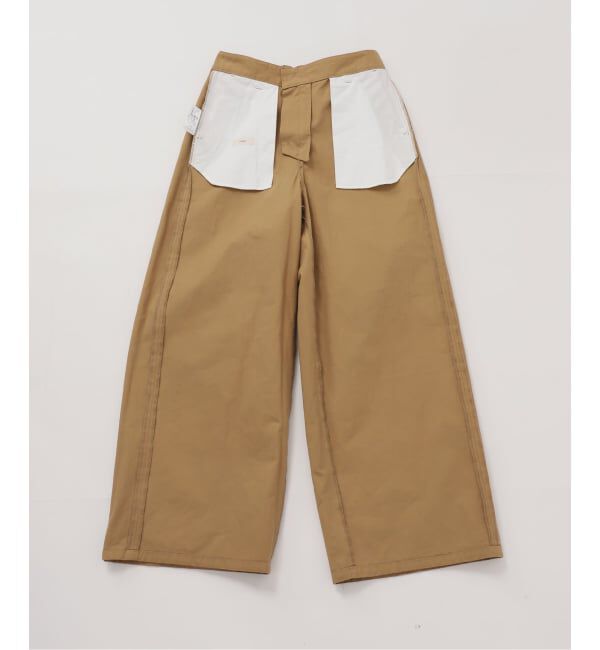 IENA「《予約》コットンキャンバスバックイージーパンツ」|その他|