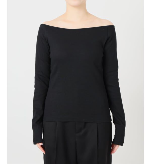 IENA LA BOUCLE「IENA LA BOUCLE コンパクトベアボートネックカット」|Tシャツ・カットソー|