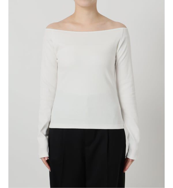 IENA LA BOUCLE「IENA LA BOUCLE コンパクトベアボートネックカット」|Tシャツ・カットソー|