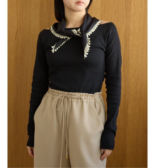 IENA LA BOUCLE「IENA LA BOUCLE コンパクトベアボートネックカット」|Tシャツ・カットソー|