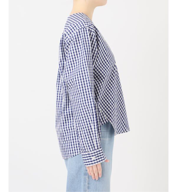 IENA「MA/RE/マレ カシュクールSHIRTS シャツ LIGHT COTTON 104 GR」|シャツ・ブラウス|