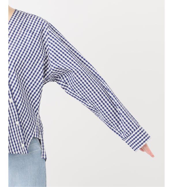 IENA「MA/RE/マレ カシュクールSHIRTS シャツ LIGHT COTTON 104 GR」|シャツ・ブラウス|