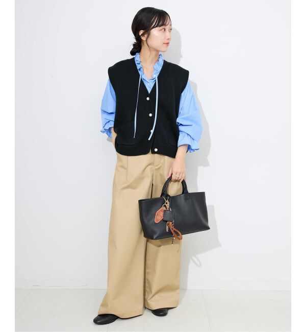 WEB限定/追加2》パールニットベスト（SLOBE IENA）｜ルミネの