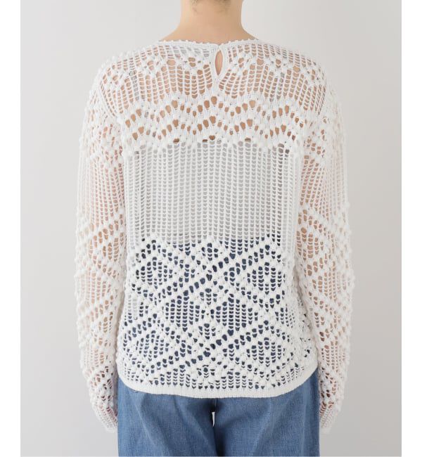 SLOBE IENA「IRONING/アイロニング crochet patterend ニット 03IR02041」|ニット・セーター|