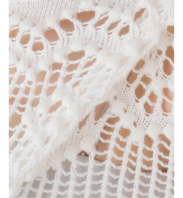 SLOBE IENA「IRONING/アイロニング crochet patterend ニット 03IR02041」|ニット・セーター|