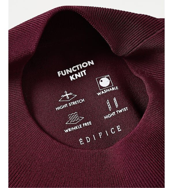 EDIFICE「&rdquo;MULTI FUNCTION&rdquo; モックネックニット」|ニット・セーター|