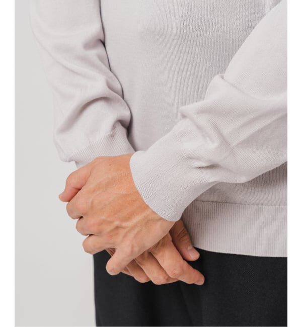 EDIFICE「14ゲージ ウール クルーネックニット」|ニット・セーター|