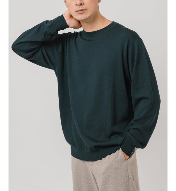 EDIFICE「14ゲージ ウール クルーネックニット」|ニット・セーター|