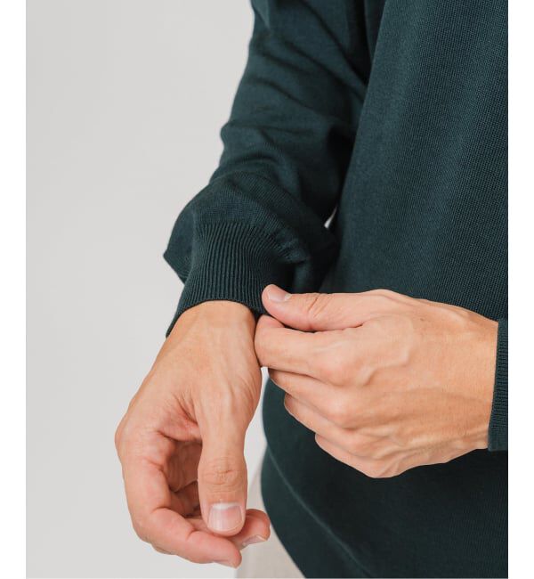 EDIFICE「14ゲージ ウール クルーネックニット」|ニット・セーター|