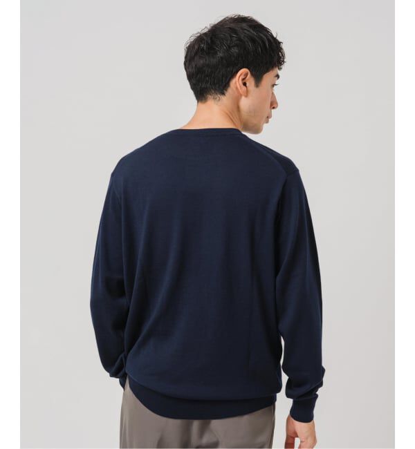 EDIFICE「14ゲージ ウール クルーネックニット」|ニット・セーター|