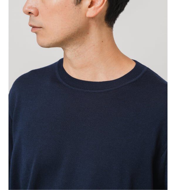 EDIFICE「14ゲージ ウール クルーネックニット」|ニット・セーター|