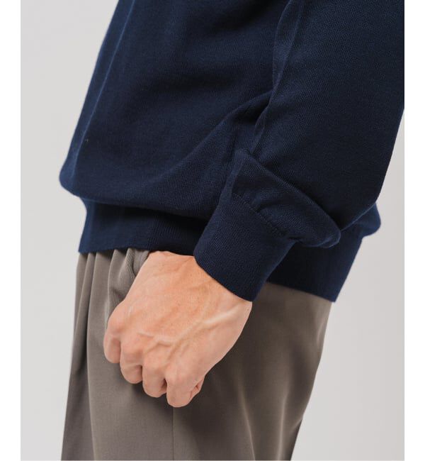 EDIFICE「14ゲージ ウール クルーネックニット」|ニット・セーター|