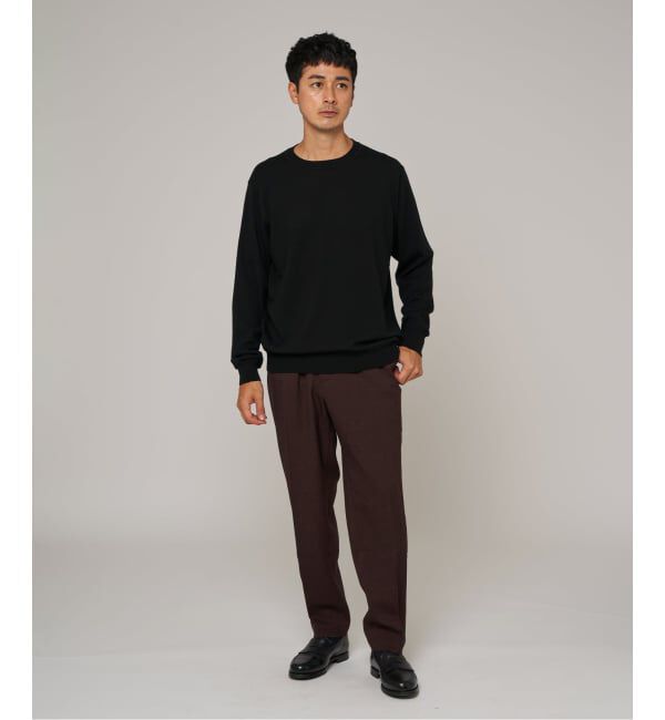 EDIFICE「14ゲージ ウール クルーネックニット」|ニット・セーター|